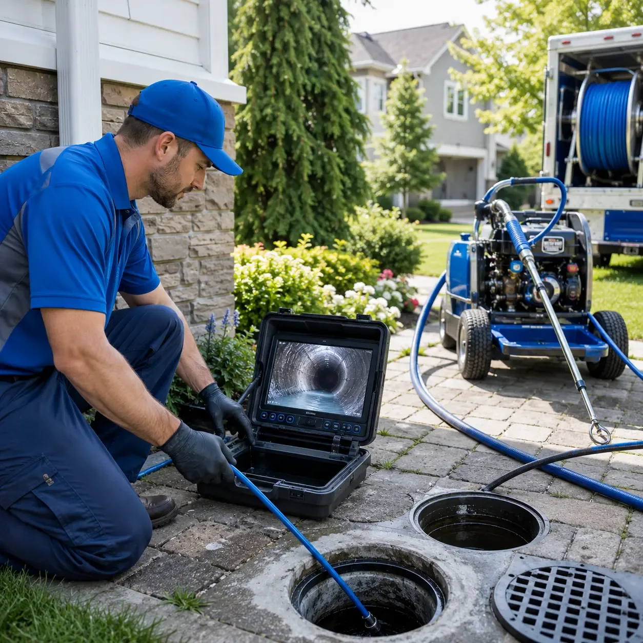 Outdoor drain cleaning professionals serving Merrimack, NH